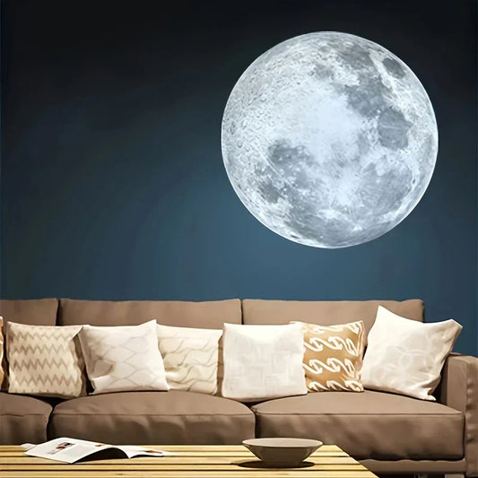 USB Power 3 Color Moon Lamps | 360ยฐ Rotatable LED Night Light