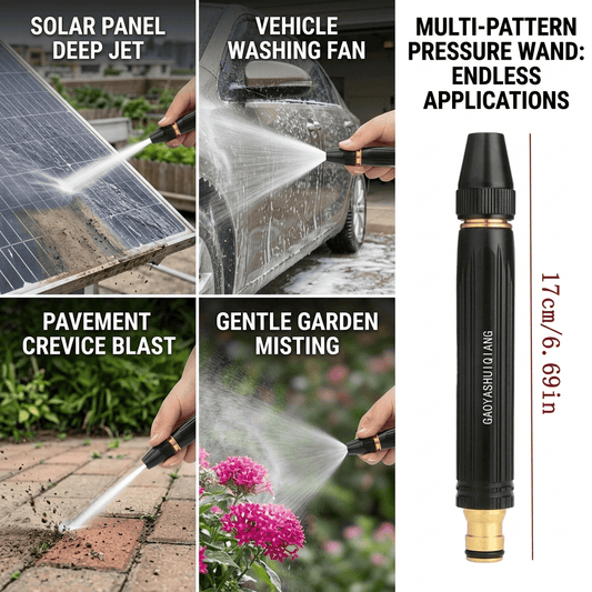 High Pressure Metal Body Adjustable Nozzle Water Spray Gun | Versatile Tool For Garden & Cleaning